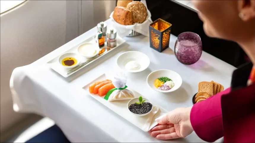 Qatar Airways élève l'expérience de la classe affaires avec du caviar
