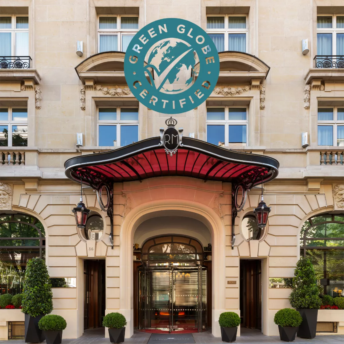 Le luxe et le développement durable au Royal Monceau Raffles Paris obtient la certification Green Globe