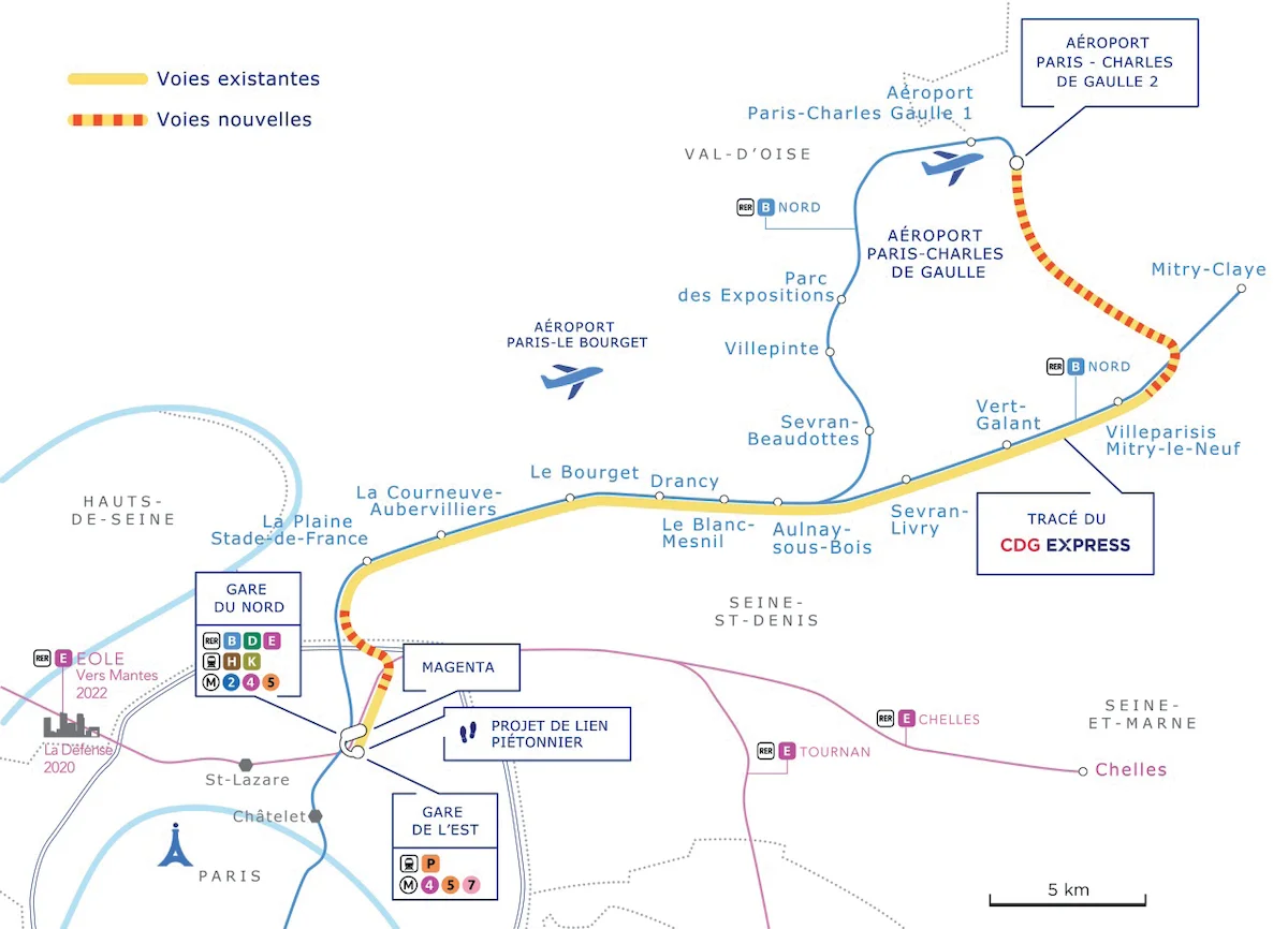 Le CDG Express va relier Paris à Roissy en 20 minutes dès 2027